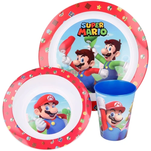 Набор посуды Stor Super Mario - Mario, Kids Micro Set