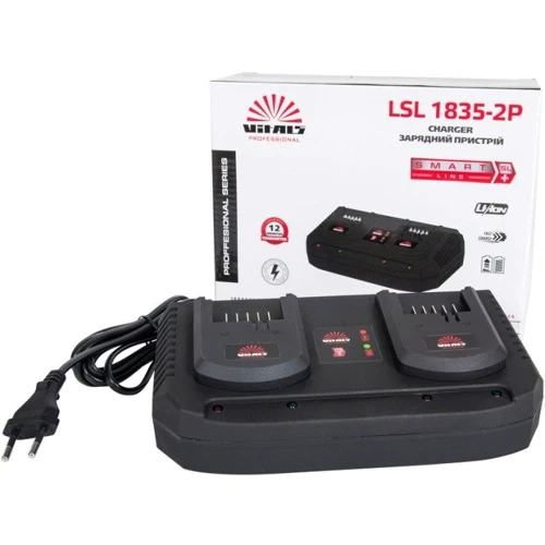 Зарядний пристрій Vitals для акумуляторів Professional LSL 1835-2P SmartLine (120285): Тип Зарядное устройство