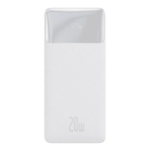 Внешний аккумулятор Baseus Power Bank 20000mAh Bipow Display 20W White (PPDML-M02)