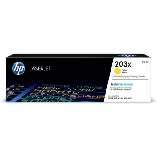 

Hp 203X Yellow (CF542X)