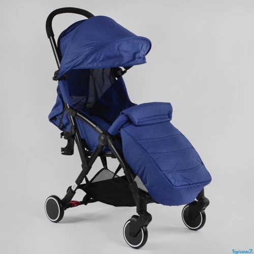 Коляска прогулочная W 2166 JOY ДЖИНС синий: Количество блоков 1