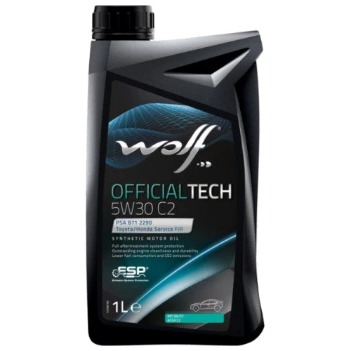 Моторное масло WOLF OFFICIALTECH 5W30 C2 1Lx12
