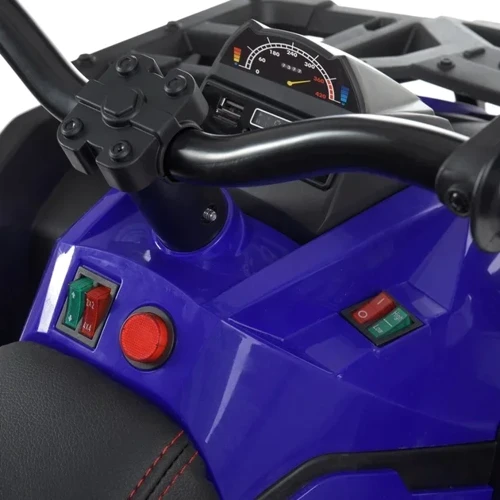 Дитячий електроквадроцикл Bambi Racer 180W 4WD синій (M 4795EBLR-4): Максимальна швидкість, км/год 6