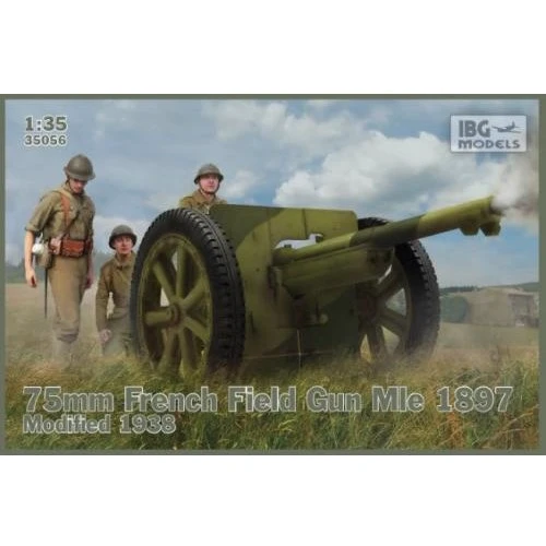Французька 75-мм польова гармата IBG Models Mle 1897 (зразка 1938) IBG35056