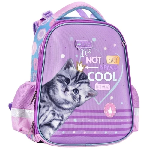 Рюкзак-черепашка CLASS 2111C Cool Cat, 2 отд., 39x28x21см