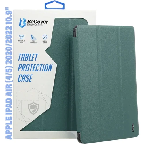Аксессуар для iPad BeCover Tri Fold Soft TPU Silicone Dark Green for iPad Air 2020/iPad Air 2022 (711130) фото 5