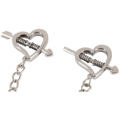 Зажимы для сосков Orion Bad Kitty Heart Shaped Nipple Clamps