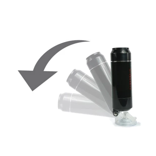 Двойной мастурбатор на присоске Topco Sales CyberSkin® Stealth Double Stroker, Mouth & Ass - ротик+попка, 27х8 см