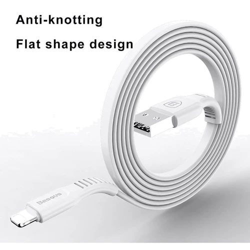 Кабель Baseus USB Cable to Lightning Tough 1m White (CALZY-B02): Тип USB Cable - Lightning