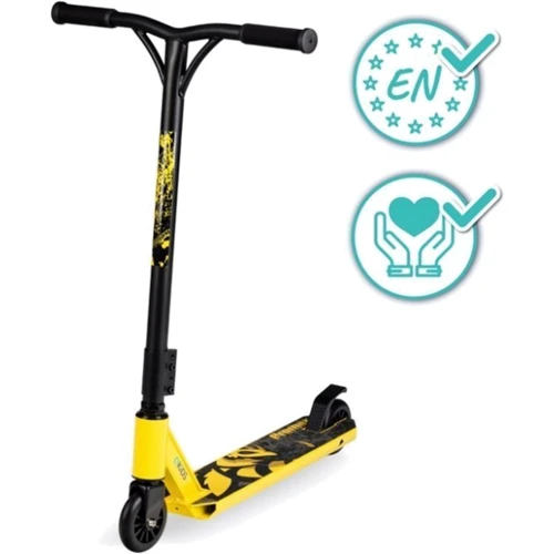 Самокат трюковой QKIDS IVO (yellow): Тип тормоза ножной