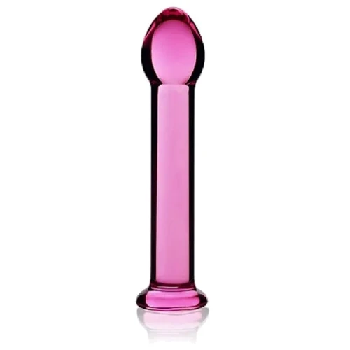 Скляний фалоімітатор Love Toy Glass Romance Dildo 7" Pink: Призначення Вагінальні