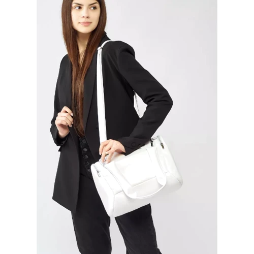 Жіноча спортивна сумка Sambag Vogue SQH біла (90024008)