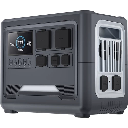 Зарядна станція PowerPlant G20 1536Wh 1800W (PB931385): Виходи споживачів Автоприкуриватель, USB-C, USB-A, 220V