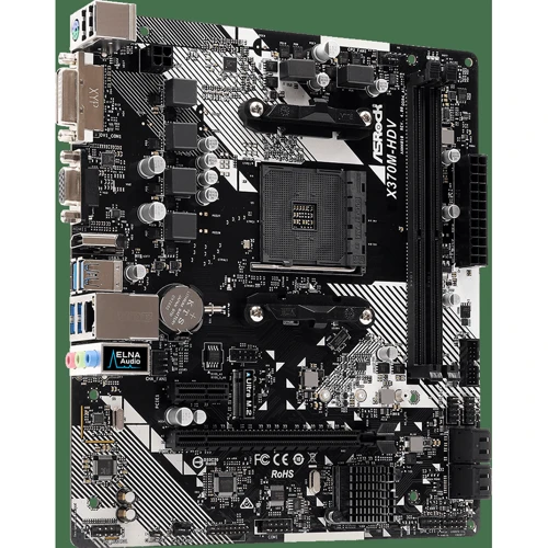 ASRock X370M-HDV R4.0: Роз'єми на платі M.2