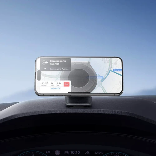 Тримач Baseus Car Holder Magnetic C02 Mega Black (C40169002113-00) для Apple iPhone 16 I 15 I 14 I 13 I 12 series фото 8