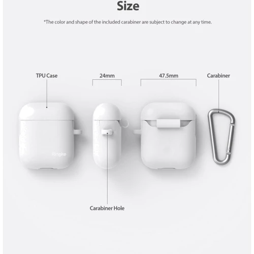 Чехол для наушников Ringke TPU Case Shockproof White (RCA4615) for Apple Airpods: Совместимость AirPods