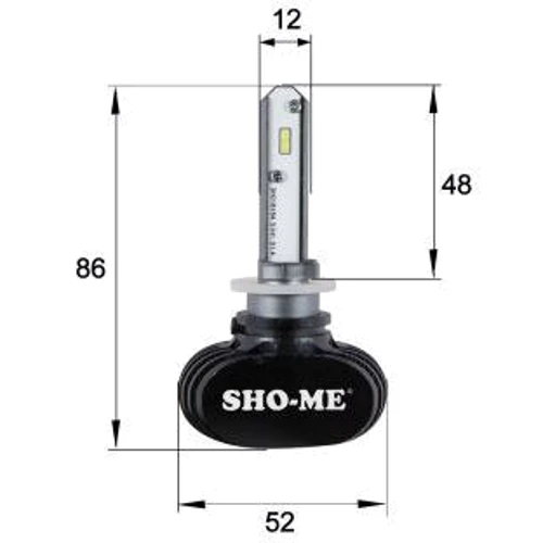 LED лампи Sho-Me G8.2 H27 6000K 24W: Колір світіння білий