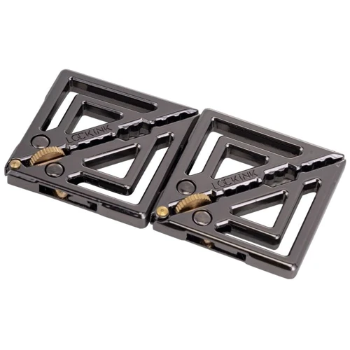 Зажимы для сосков с тяжелой подвеской LOCKINK Adjustable Nipple Clamps with Heavy Pendant - Grey