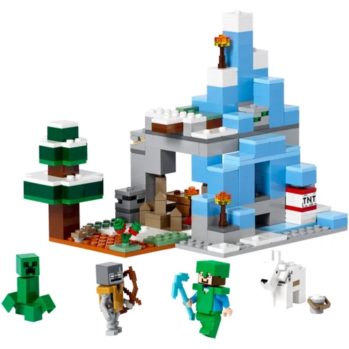 Конструктор LEGO Minecraft Заледенілі вершини (21243): Серія MINECRAFT