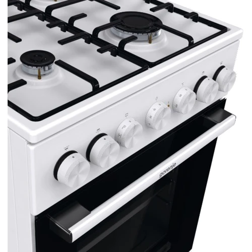 Плита комбінована Gorenje GK5B41WH: Кількість газових конфорок 4