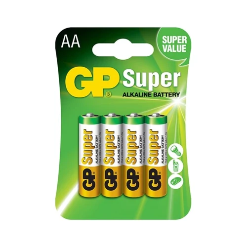 GP AA LR6 Super Alcaline 4шт (GP15A-2UE4)