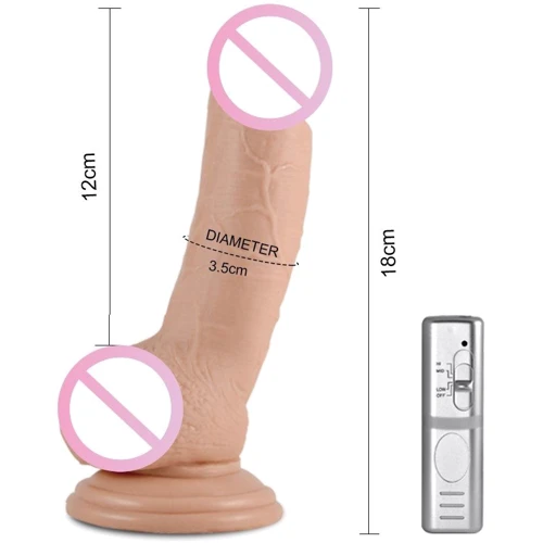 Вибратор LoveToy Real Extreme 7" Dildo Vibrating Flesh
