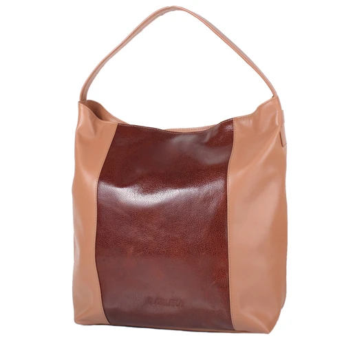 Жіноча сумка-мішок Laskara коричнева (LK-DS269-brown-choco): Стиль Повсякденний (Casual)