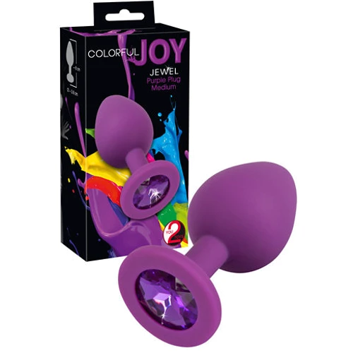 Анальная пробка Orion - Colorful Joy Jewel Purple Plug Medium