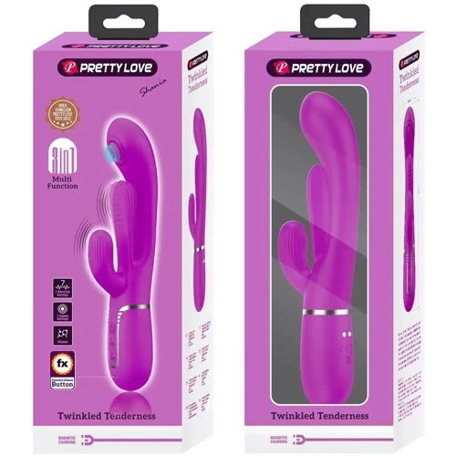 Вибратор 3в1 LYBAILE Pretty Love Shonia Purple (BW-500041)
