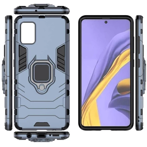 Аксесуар для смартфона Mobile Case Transformer Ring Metal Slate for Samsung A415 Galaxy A41: Тип накладка на задню частину
