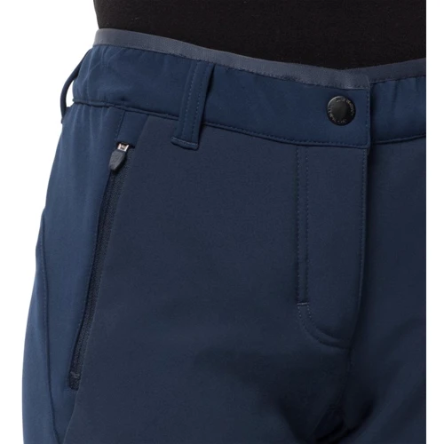 Брюки Jack Wolfskin Zenon Softshell Pants Women 1505111-1910 42 темно-синие: Фасон Классика