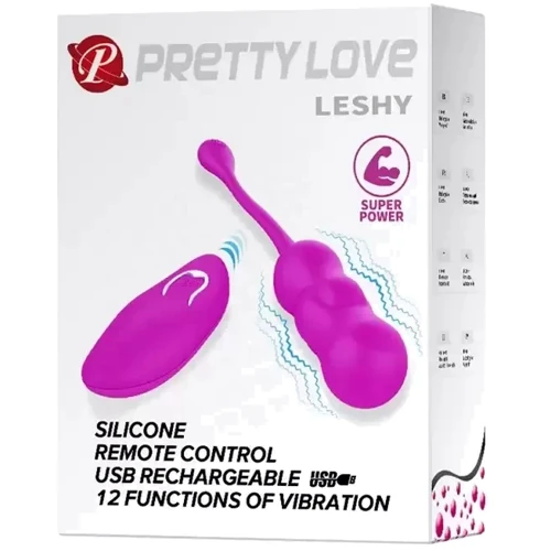 Виброяйцо с дистанционным управлением Pretty Love - Leshy, BI-014868W
