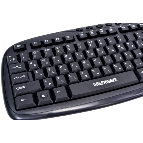 Клавиатура Greenwave KB-MM-801 (R0015248) Black: Тип клавиатуры мультимедийная