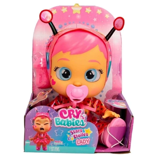 Лялька IMC toys Cry Babies Stars Etoiles Леді з сяючими очима 30 см (911383): Особливості интерактивная кукла, Со звуковыми эффектами