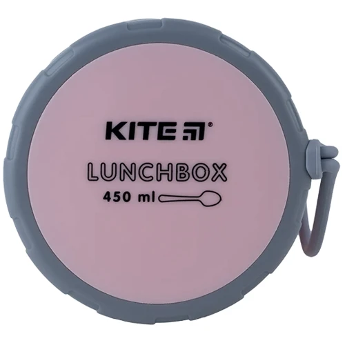 Ланчбокс Kite круглий із наповненням 450 мл рожевий (K23-187-3): Призначення Для школы, Для путешествий, Для пикника