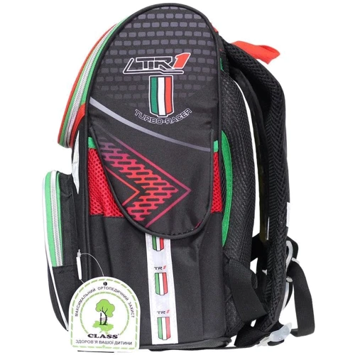 Ранец CLASS 9926 Racing Team, 34x27x14см: Возрастная группа от 6 до 10 лет