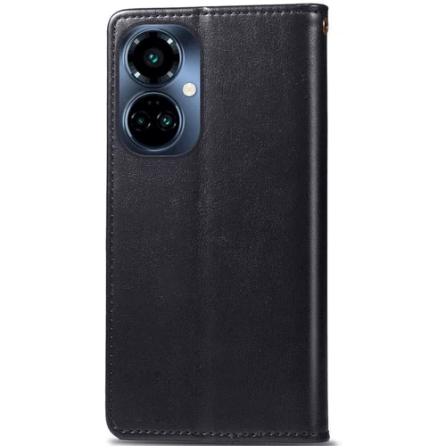 Чехол для телефонов Mobile Case GETMAN Gallant Black for TECNO Camon 19 Pro: Материал искусcтвенная кожа и термополиуретан