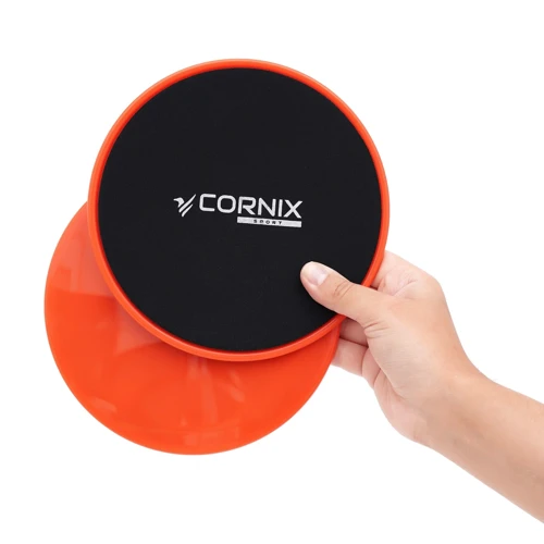 Інший тренажер Диски-слайдери для ковзання (глайдингу) Cornix Sliding Disc 2 шт XR-0180 Orange фото 2