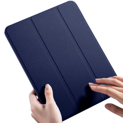Аксессуар для iPad WIWU Classic II Case Dark Blue for iPad 10.9 (2022 / 2024) / iPad 11 2025: Особенности отделение для стилуса, режим автопробуждения/сна, Стильный внешний вид, Стильный дизайн, трансформируется в подставку, Удобно держать в руке