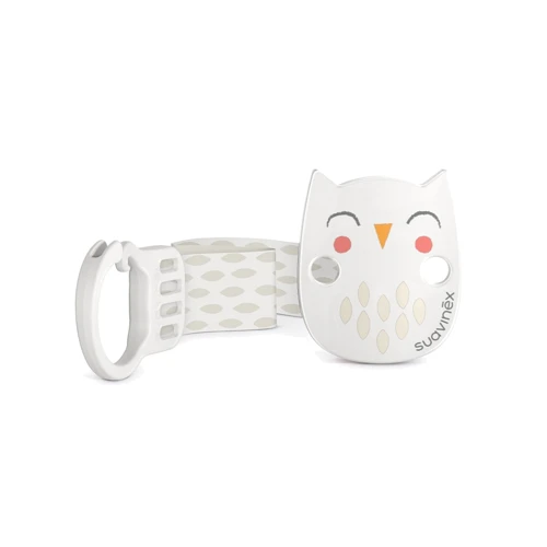 Клипса с лентой для пустышки Suavinex Bonhomia белая (307824): Производитель Suavinex