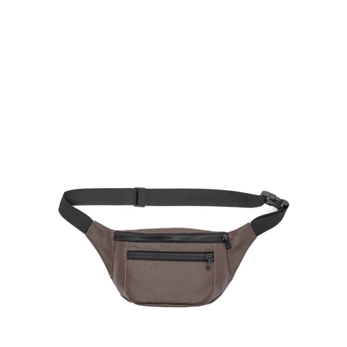 Мужская поясная сумка Sambag Tirso Max коричневая (81341120)