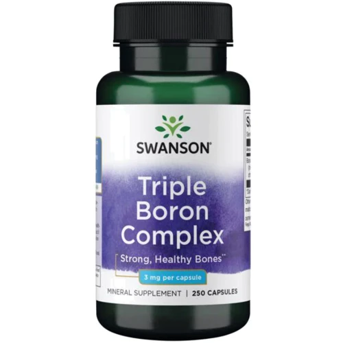Swanson Tri Boron Complex Комплекс потрійного бору 3 мг 250 капсул