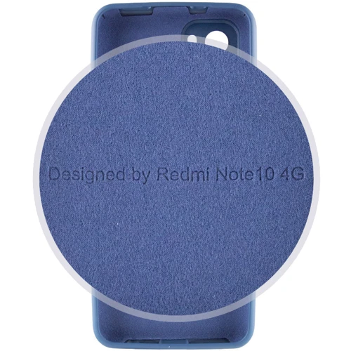 Чехол для телефонов Mobile Case Silicone Cover Shield Camera Navy Blue for Xiaomi Redmi Note 10 / Note 10s: Тип накладка на заднюю часть