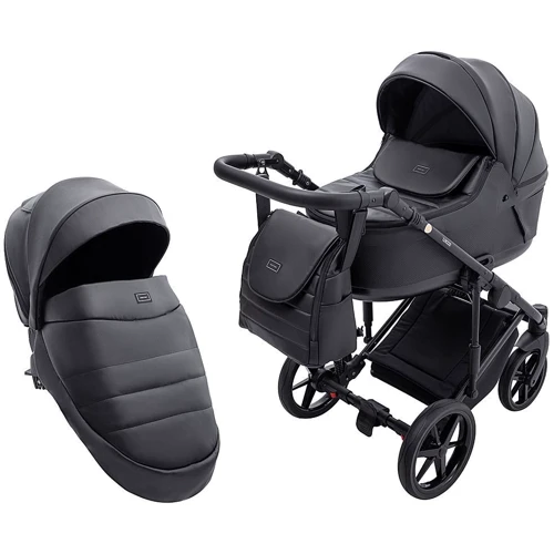 Коляска 2 в 1 Adamex Locco Eco SA-2 черный (681026)