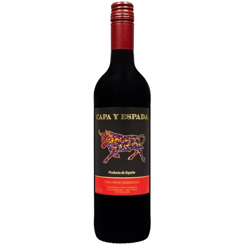 Вино Capa y Espada Vino Tinto Semidulce червоне напівсолодке 0.75 л (FSH_8429531013204)