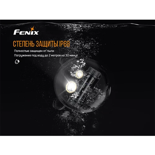 Фонарь туристический Фонарь налобный Fenix HM65R: Элементы питания 18650