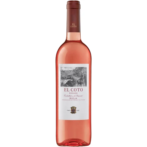 Вино El Coto "Rioja Rosado", сухе рожеве 0.75л 12.5% (BDA1VN-VRC075-002)