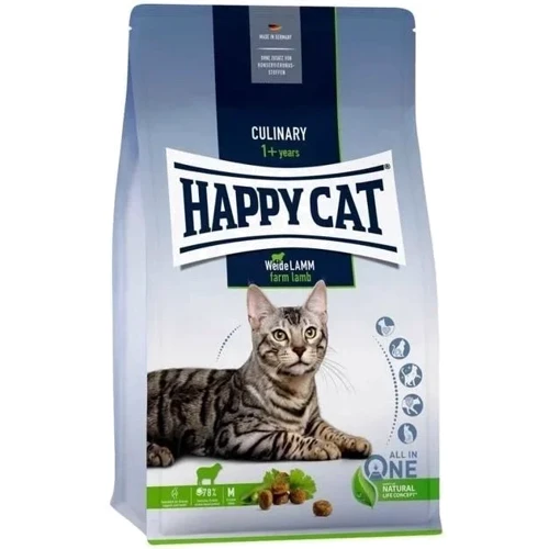 Сухой корм для взрослых кошек Happy Cat Culinary Weide Lamm со вкусом ягненка 10 кг (70550)