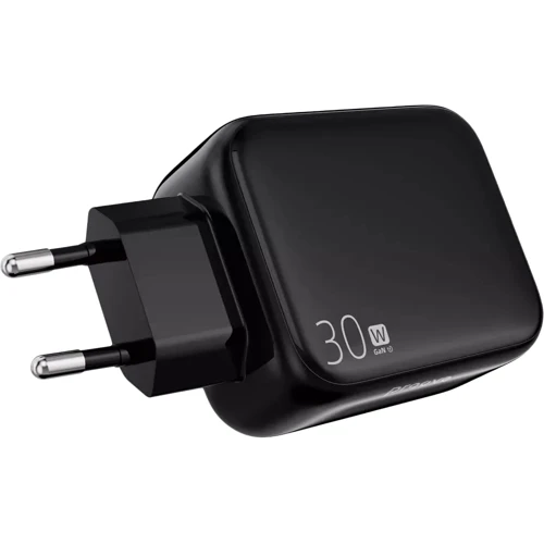 Зарядное устройство Proove Wall Charger USB-C Fixtape GaN 30W Black (WCFP30010201): Кабель в комплекте USB-C, встроенный