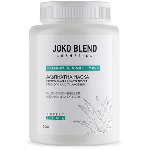 Joko Blend Premium Alginate Mask 200 g Альгинатная маска успокаивающая с экстрактом зеленого чая и алоэ вера